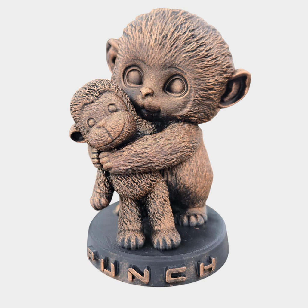 Punch the Monkey Collectible Figurine | Heartwarming Viral Zoo Monkey Decor