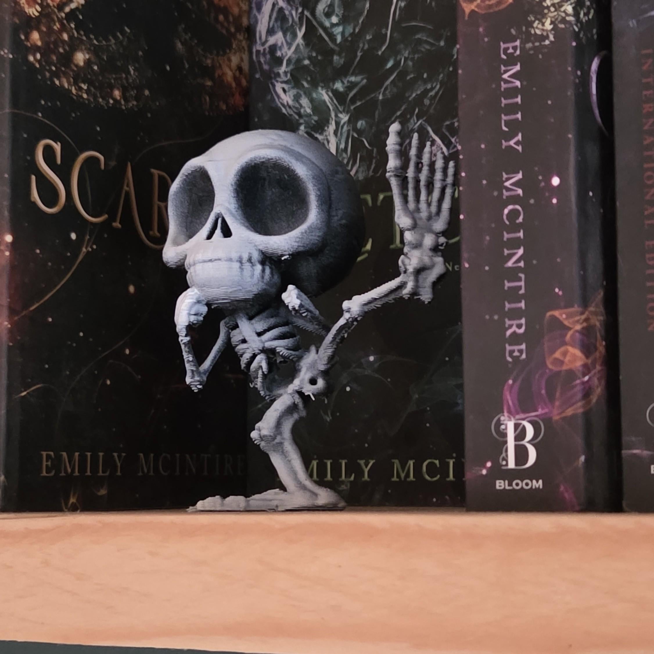 High kick - Poseable Skeleton Figurine – Unique 3D Printed Skeleton Decor