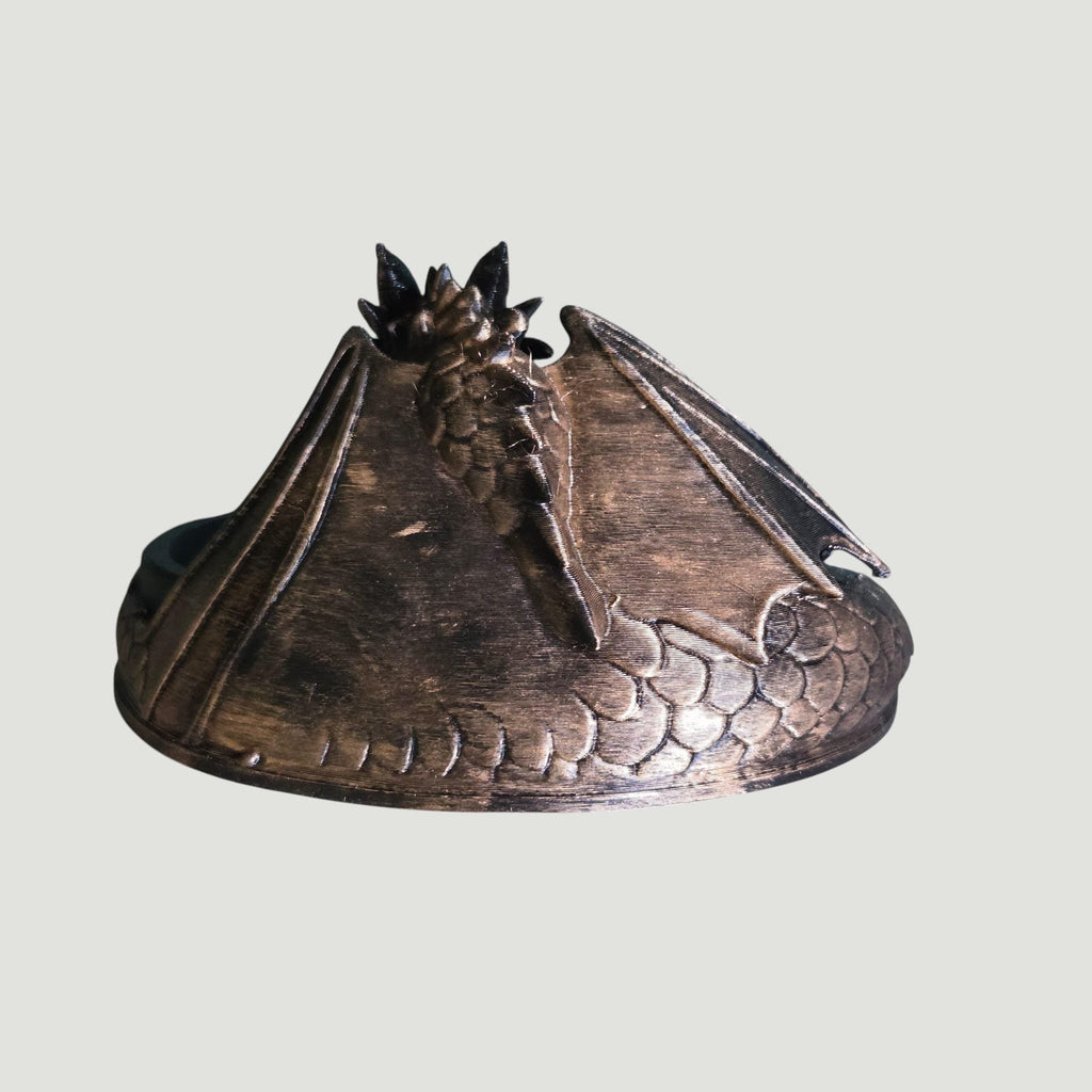 Guarding Dragon Dice Tray – Fantasy Dragon Dice Holder – D&D Dice Rolling Tray – Tabletop RPG Accessory