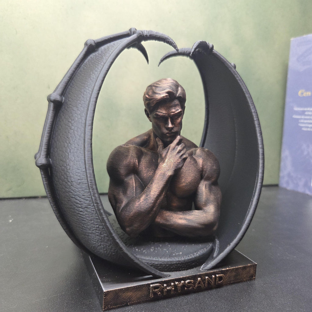 ACOTAR Bat Boys Statue | Rhysand Cassian Azriel | Night Court Book Decor | Romantasy Bookshelf Decor | Fantasy Fae Gift
