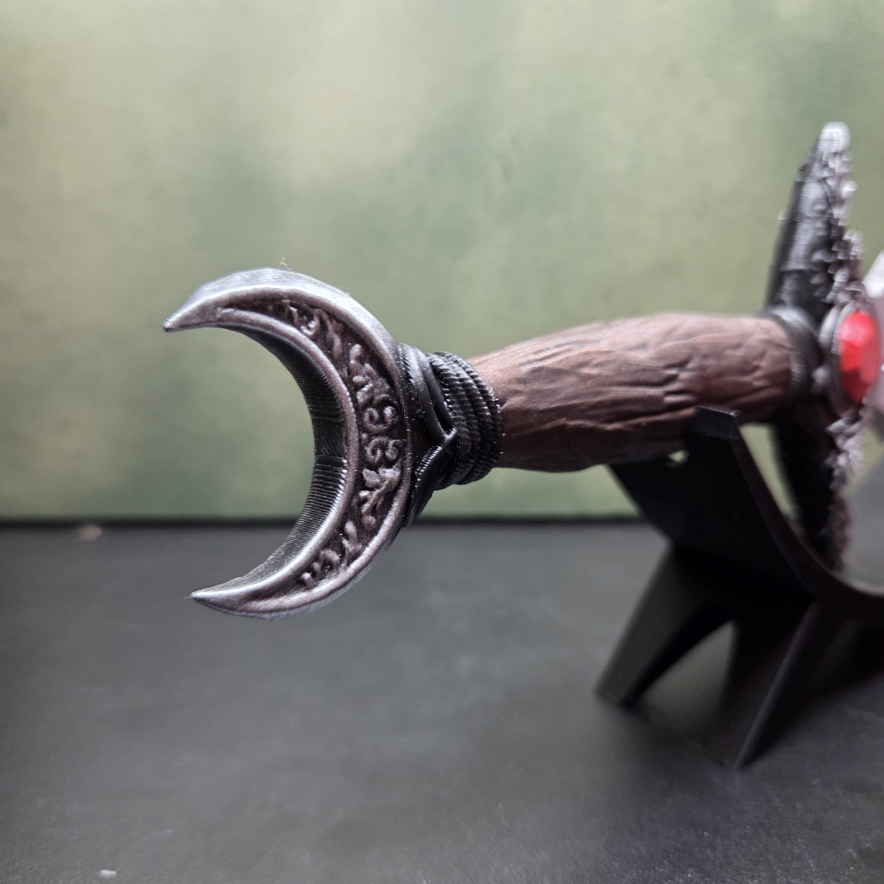 Fantasy Dagger with Display Stand, Decorative Dagger, Medieval Shelf Decor, Gothic Home Decor, Fantasy Gift, Collector Display