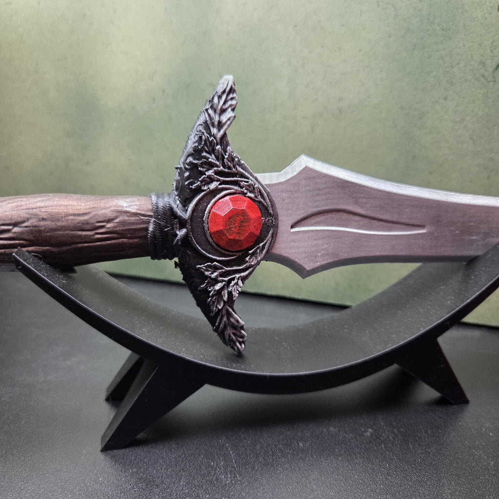 Fantasy Dagger with Display Stand, Decorative Dagger, Medieval Shelf Decor, Gothic Home Decor, Fantasy Gift, Collector Display