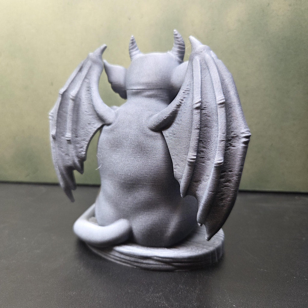 Gargoyle Statue, Gothic Shelf Decor, Winged Demon Figurine, Dark Academia Decor, Fantasy Bookish Gift, Gothic Home Decor