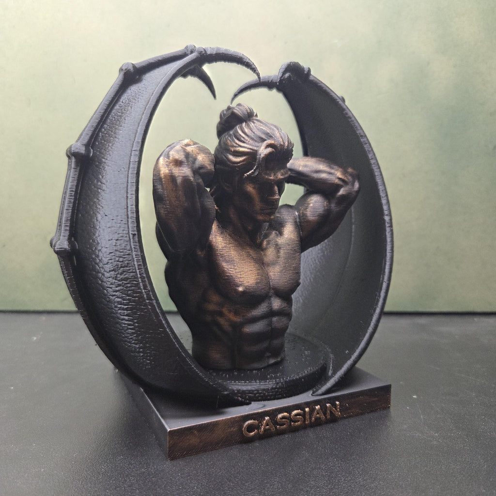 ACOTAR Bat Boys Statue | Rhysand Cassian Azriel | Night Court Book Decor | Romantasy Bookshelf Decor | Fantasy Fae Gift